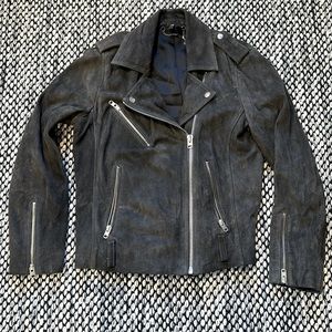 Topshop Vintage Faux Suede Jacket